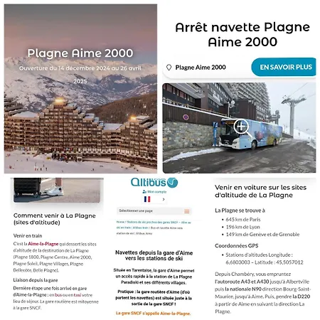 Apartment Cosy 2100m Pied Des Pistes-direct To Slopes-ski In Out-la Plagne Aime 2000
