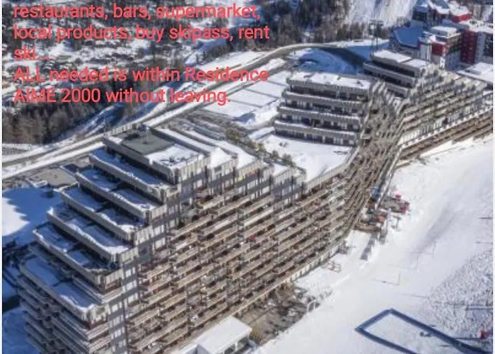 Cosy 2100m Pied Des Pistes-direct To Slopes-ski In Out-la Plagne Aime 2000 La Plagne