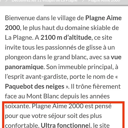 Appartement Cosy 2100m Pied Des Pistes-direct To Slopes-ski In Out-la Plagne Aime 2000 La Plagne